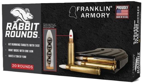 FRANKLIN ARMORY RABBIT ROUNDS - 5.56 BB SHOT 20RD BOX